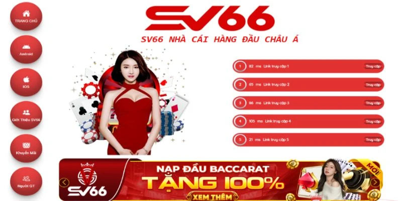 Các dịch vụ và sản phẩm của SV66